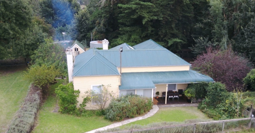 Tolka Cottage from the air